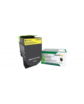 Toner Lexmark yellow zwrotny | 2300 str | CS/CX3/4/517