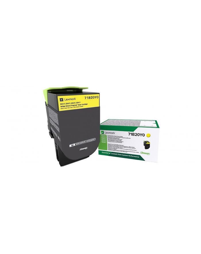 Toner Lexmark yellow zwrotny | 2300 str | CS/CX3/4/517 główny