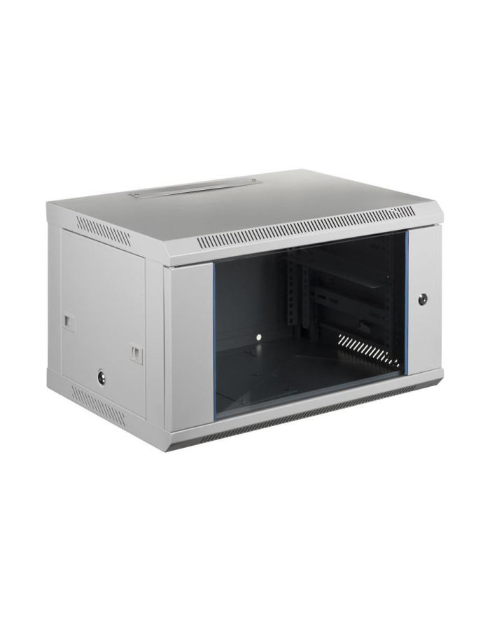 Szafka rack 19' 18U 600x450 szara (drzwi szklane) główny