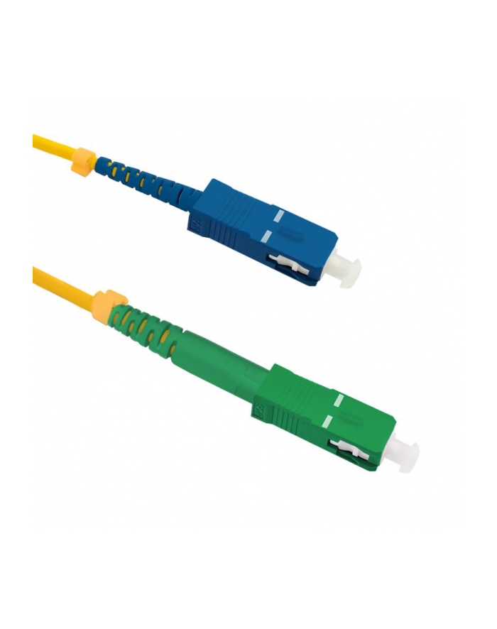 Qoltec Optic Patchcord SC/APC - SC/UPC simplex SM 9/125 G652D 2m główny