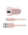 Universal Car Charger+ Lightning Cable Pink - nr 2