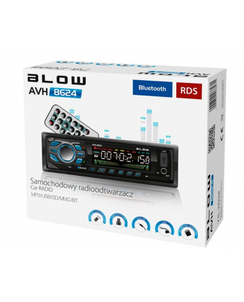 RADIO AVH-8624 MP3/USB/SD/MMC/BT