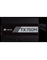 Corsair Zasilacz TX750M, 750W, 80 Plus® Gold, Semi-Modular, 120mm - nr 26