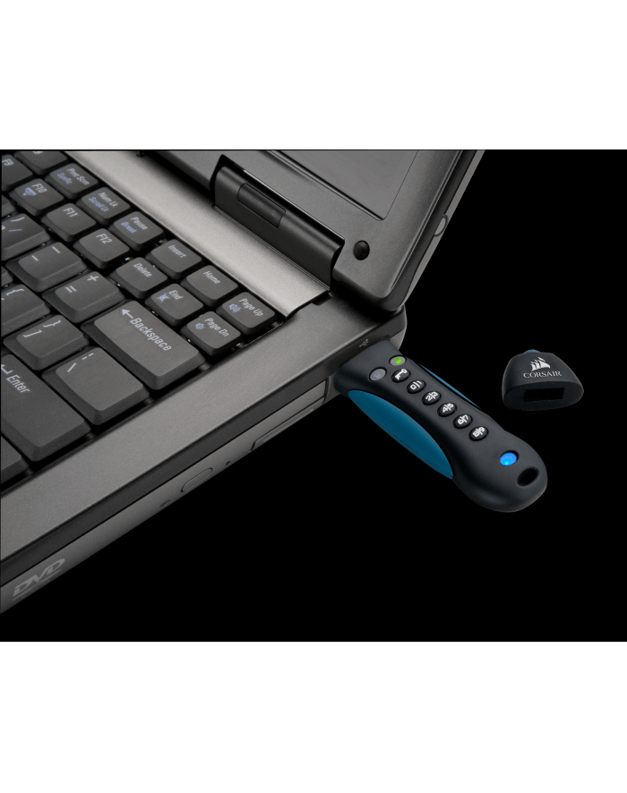 Corsair Flashdrive Padlock 3 64GB Secure USB 3.0, Secure 256-bit hardware AES główny