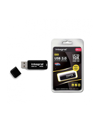 Integral Flashdrive NOIR  64GB USB3.0 110/20 MB/s r/w