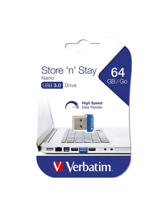 Verbatim Store 'n' Stay NANO USB 3.0 64GB główny
