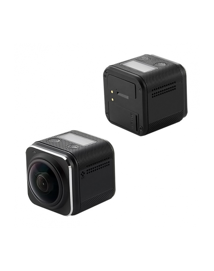 Wodoodporna kamera sportowa QOLTEC | LCD 0.82'' | 360st | czarna główny