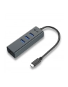 i-tec USB-C Metal 3-portowy HUB z adapterem Gigabit Ethernet - nr 24