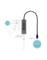 i-tec USB-C Metal 3-portowy HUB z adapterem Gigabit Ethernet - nr 30