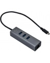 i-tec USB-C Metal 3-portowy HUB z adapterem Gigabit Ethernet - nr 39