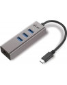 i-tec USB-C Metal 3-portowy HUB z adapterem Gigabit Ethernet - nr 44