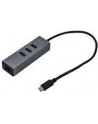 i-tec USB-C Metal 3-portowy HUB z adapterem Gigabit Ethernet - nr 46