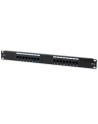 TechlyPro Patch panel 19'' 1U UTP 16 portów RJ45 Cat5e T568A/B czarny - nr 10