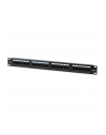 TechlyPro Patch panel 19'' 1U UTP 24 porty RJ45 Cat5e T568A/B czarny - nr 13