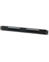 TechlyPro Patch panel 19'' 1U UTP 16 portów RJ45 Cat6 T568A/B czarny - nr 5