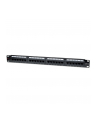 TechlyPro Patch panel 19'' 1U UTP 24 porty RJ45 Cat6 T568A/B czarny - nr 22