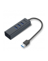 i-tec USB 3.0 Metal 3 port HUB Gigabit Ethernet 1x USB 3.0 do RJ-45 3x USB 3.0 - nr 9