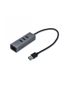 i-tec USB 3.0 Metal 3 port HUB Gigabit Ethernet 1x USB 3.0 do RJ-45 3x USB 3.0 - nr 12