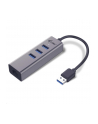 i-tec USB 3.0 Metal 3 port HUB Gigabit Ethernet 1x USB 3.0 do RJ-45 3x USB 3.0 - nr 2