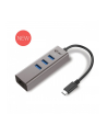 i-tec USB-C Metal 3-portowy HUB z adapterem Gigabit Ethernet - nr 1