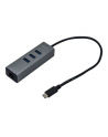 i-tec USB-C Metal 3-portowy HUB z adapterem Gigabit Ethernet - nr 38