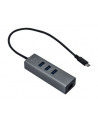 i-tec USB-C Metal 3-portowy HUB z adapterem Gigabit Ethernet - nr 39