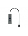 i-tec USB-C Metal 3-portowy HUB z adapterem Gigabit Ethernet - nr 40