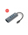 i-tec USB-C Metal 3-portowy HUB z adapterem Gigabit Ethernet - nr 41