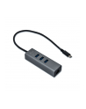 i-tec USB-C Metal 3-portowy HUB z adapterem Gigabit Ethernet - nr 43