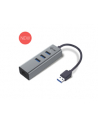 i-tec USB 3.0 Metal 3-portowy HUB z adapterem Gigabit Ethernet - nr 12