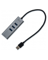 i-tec USB 3.0 Metal 3-portowy HUB z adapterem Gigabit Ethernet - nr 4