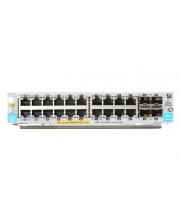 Hewlett Packard Enterprise ARUBA 20-port 10/100/1000BASE-T PoE+/4-port 1G/10GbE SFP+ MACsec v3 zl2 Module J9990A