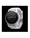 MIO Garmin GPS zegarek sportowy fenix5S srebrny, biały pasek - nr 35