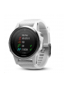 MIO Garmin GPS zegarek sportowy fenix5S srebrny, biały pasek - nr 8