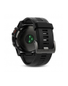 MIO Garmin GPS zegarek sportowy fenix5x Sapphire Gray Optic, czarny pasek - nr 15