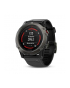 MIO Garmin GPS zegarek sportowy fenix5x Sapphire Gray Optic, czarny pasek - nr 19