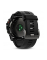 MIO Garmin GPS zegarek sportowy fenix5x Sapphire Gray Optic, czarny pasek - nr 23
