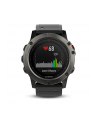 MIO Garmin GPS zegarek sportowy fenix5x Sapphire Gray Optic, czarny pasek - nr 24