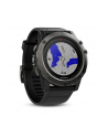 MIO Garmin GPS zegarek sportowy fenix5x Sapphire Gray Optic, czarny pasek - nr 25