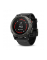 MIO Garmin GPS zegarek sportowy fenix5x Sapphire Gray Optic, czarny pasek - nr 29