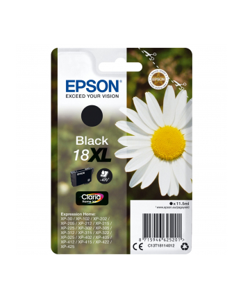 Tusz Epson T1811/18XL (do drukarki Epson  oryginał C13T18114010 470str. 11 5ml czarny)