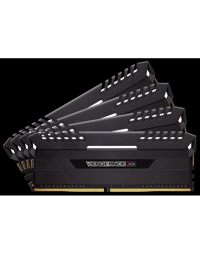 Corsair DDR4 Vengeance RGB LED 32GB/2666 (4*8GB) CL16-18-18-35 BLACK główny