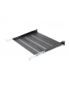 ASSMANN Półka do szaf 450mm 19' 483x450mm 1U czarna z regulacją i podporą - nr 4
