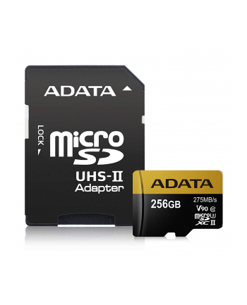 Adata microSDXC 256GB Class 10 read/write 275/155MBps