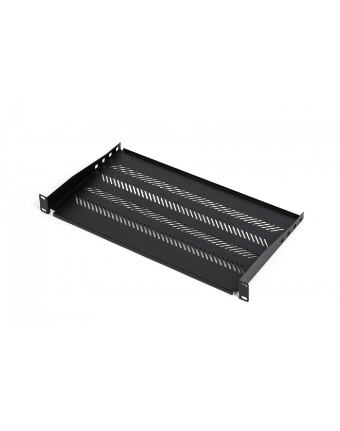 ASSMANN Półka do szaf 250mm 19' 483x250mm 1U czarna z regulacją i podporą główny