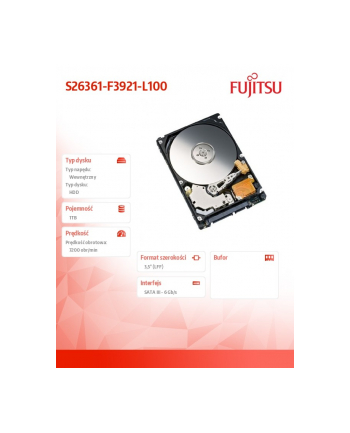 Fujitsu HDD SATA III 1000GB 7.2k