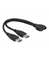 Delock Kabel USB 3.0 Pin header > 2 x USB 3.0 AM, 25 cm, wewnętrzny - nr 12