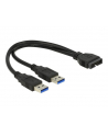 Delock Kabel USB 3.0 Pin header > 2 x USB 3.0 AM, 25 cm, wewnętrzny - nr 9
