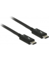 Delock Kabel Thunderbolt 3 (40 Gb/s) USB-C wtyk M>M pasywny, 0.5m, 5A, czarny - nr 13
