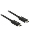 Delock Kabel Thunderbolt 3 (40 Gb/s) USB-C wtyk M>M pasywny, 0.5m, 5A, czarny - nr 18
